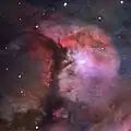 Hubble Space Telescope view of M43
