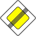 End of priority road