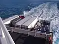 Rear deck.