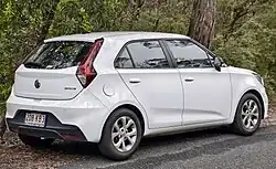 Second facelift (Australia; rear view)