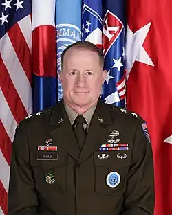 2023 color head and shoulders photo of Major General William A. Ryan III in Army Combat Uniform
