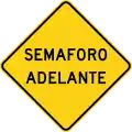 W3-3a Traffic lights ahead (text only)
