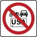 SR-36: Vehicles without entry permit prohibited