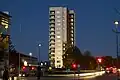 High rise at Märsta railway station