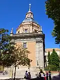San Andrés Church (Madrid) seen from the Plaza de los Carros.