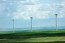 Wind farm west of Magrath.