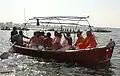 Shri Kesavananda Bharati Swamiji with devotees at Maha Kumbha Mela held at Allahabad in Feb 2013.