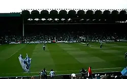Photograph of the interior of Maine Road