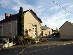 The town hall in Bouesse