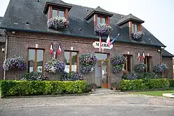 The town hall in Cierrey