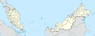 Ipoh is located in Malaysia