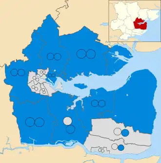 2019 results map