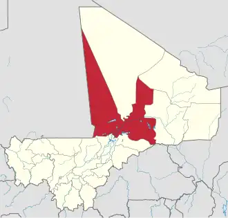 Location within Mali