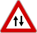 Two-way traffic (also uses )