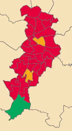 2023 results map