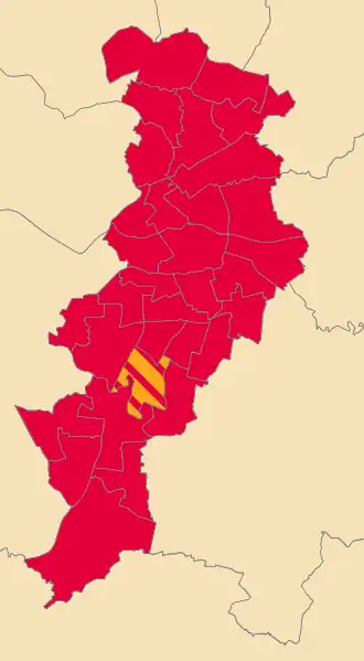 2018 results map