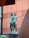 Two Friends (Konradin and Friedrich), Bronze, 1936