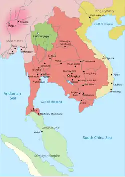 Khmer Empire, c. 900