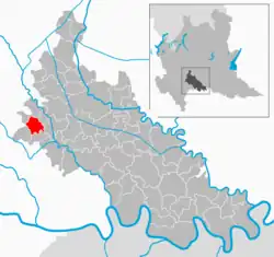 Location of Caselle Lurani
