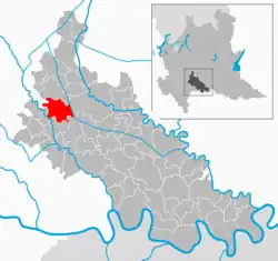 Location of Lodi Vecchio