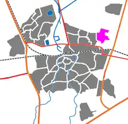 Location of Teteringen