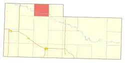 Location of Cedar Township, North Dakota