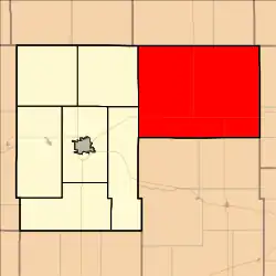 Location within Finney County