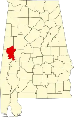 Greene County map