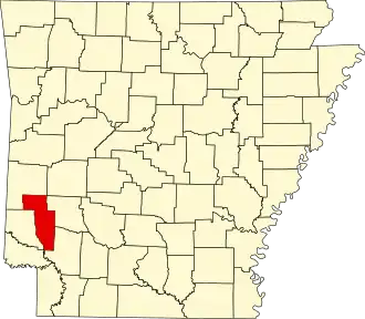 State map highlighting Howard County