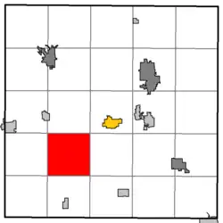 Location of Arland, within Barron County, Wisconsin