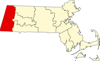 Berkshire County map