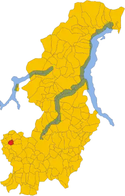 Location of Albiolo