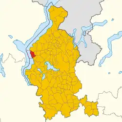 Location of Leggiuno