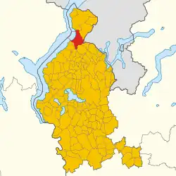 Location of Luino