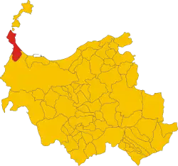 Stintino within the Metropolitan City of Sassari