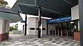 Station concourse and entrance, March 2021