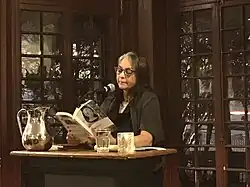Christakos at the Kelly Writers House in 2016