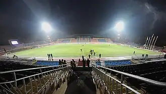A Football match in progress