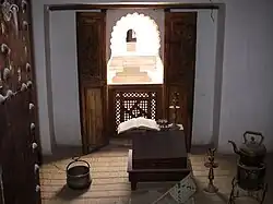 One of the upstairs student rooms