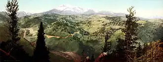 Mount Ouray above Marshall Pass in 1899.