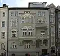 Built in 1906-07 by Franz Popp at Martiusstraße 6; 1937-44 dwelling house of the poet Max Halbe[2]