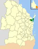 Location within Queensland