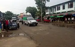 A street in Maungdaw