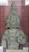 Room 1 – Maya maize god statue from Copán, Honduras, 600–800 AD