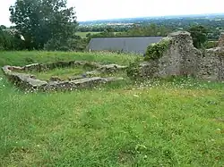 The ruins of the Roman baths at Rubricaire
