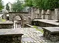 Ruins of the synagogue, rebuilt in 1993