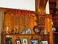 The menorah presented to Tsar Boris III from the Bulgarian Jewish community (Tsarska Bistritsa)