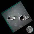 A stereo view of the craters (Apollo 11)