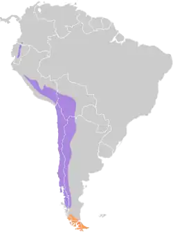 Map of range