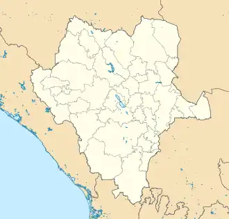 Topia is located in Durango